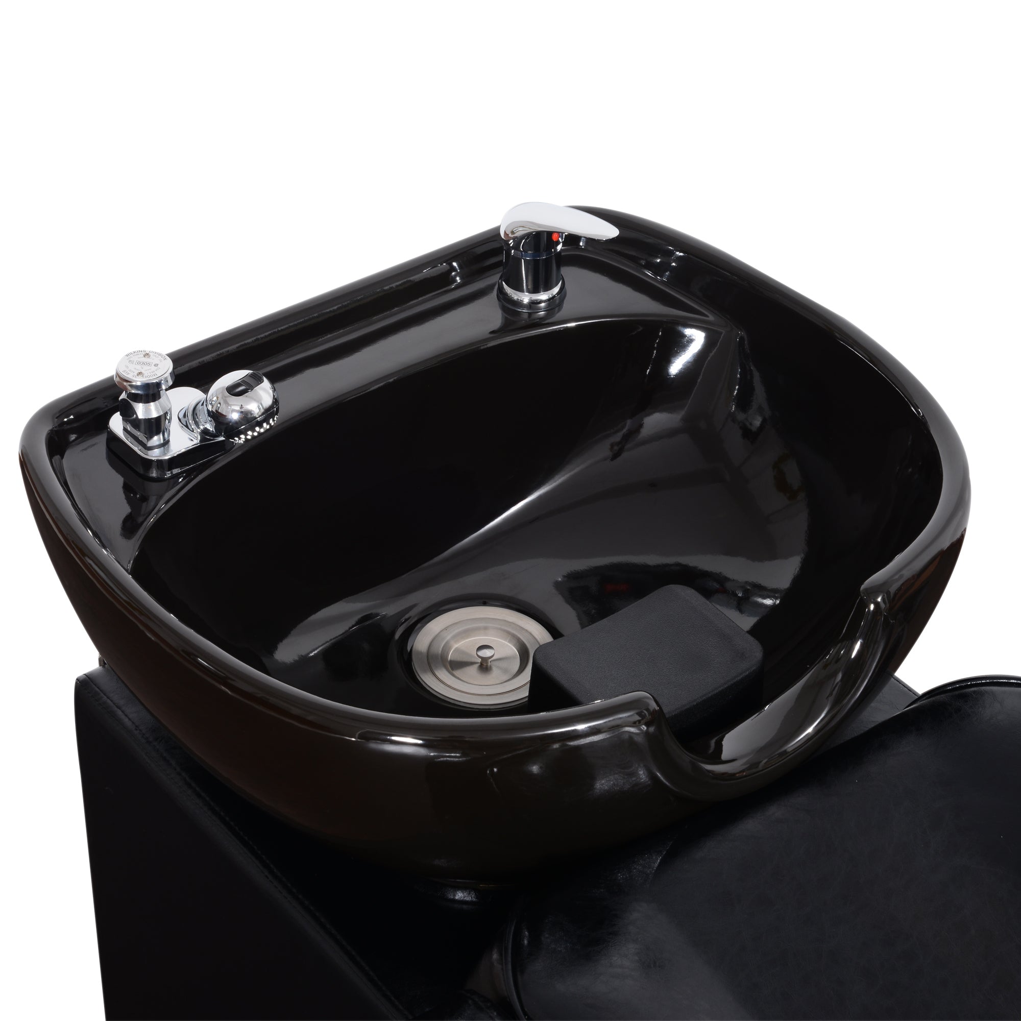 BarberPub Backwash Ceramic Shampoo Bowl Sink Unit Station Spa Salon Equipment 9103