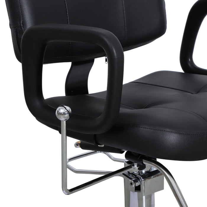 BarberPub Reclining Hydraulic Barber Chair Salon Beauty Spa Shampoo Equipment 9837