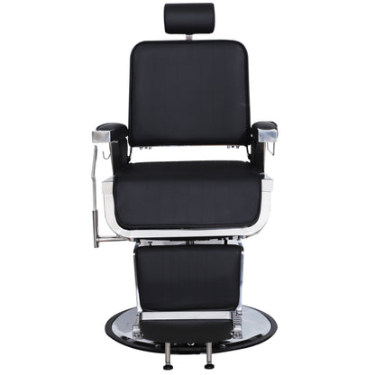 BarberPub Modern Reclining Barber Chair,Heavy-Duty All Purpose Barbershop Equipment 3823