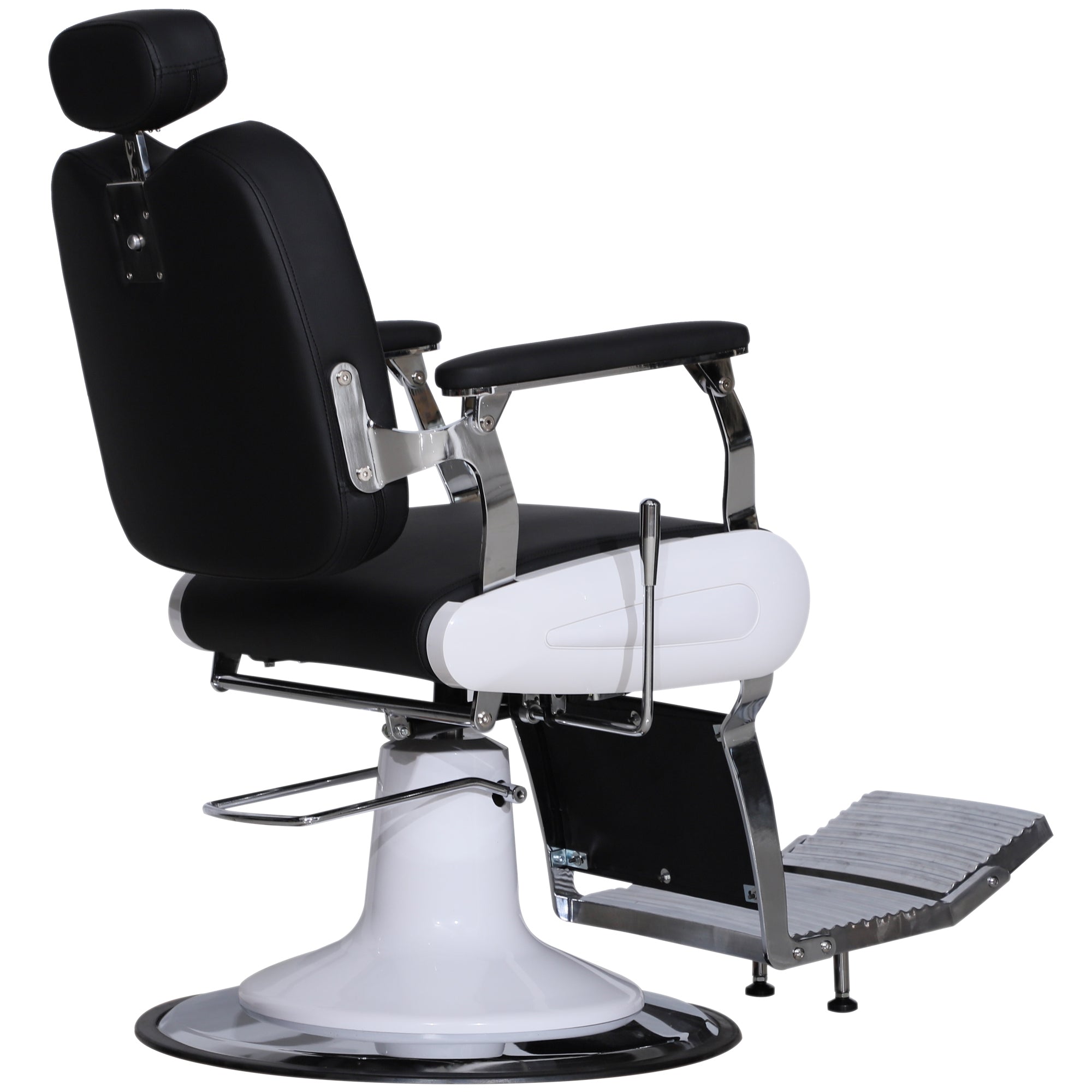 BarberPub Heavy Duty Metal Vintage Barber Chair, Recline Salon Beauty Spa Chair 3835