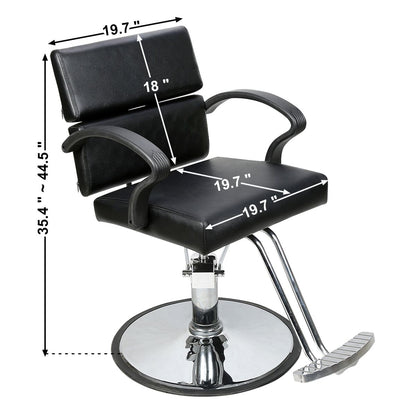 BarberPub Classic Salon Chair, Hydraulic Barber Chair for Hair Stylist 1039