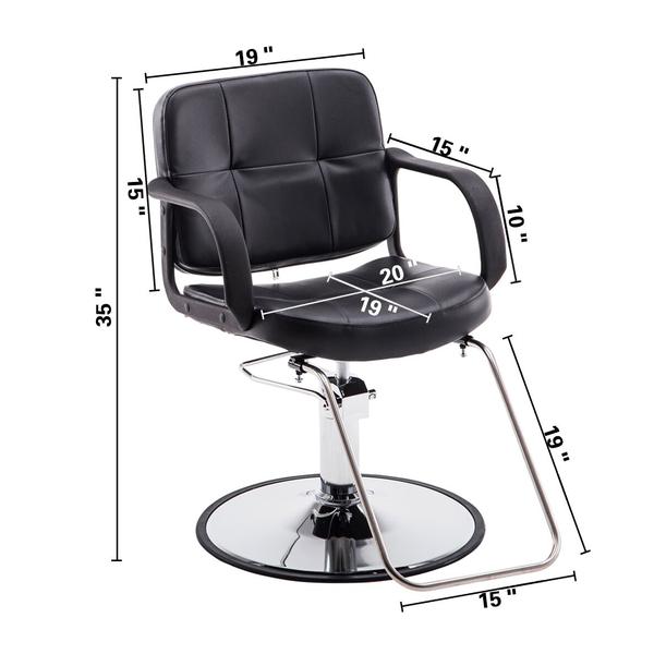 BarberPub Classic Hydraulic Salon Chair, Salon Beauty Spa Styling Chair 8837