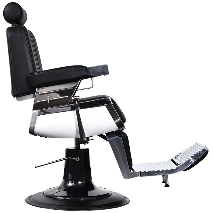 BarberPub All Purpose Heavy Duty Vintage Hydraulic Recline Barber Chair Salon Beauty Spa Styling Equipment 2008