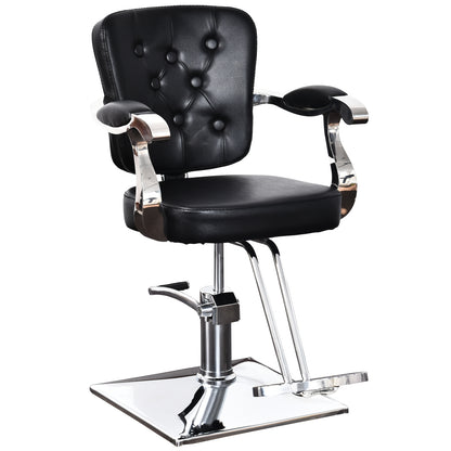 BarberPub Classic Salon Chair, Hydraulic Hair Salon Styling Beauty Equipment 2069