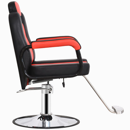 BarberPub Reclining Hydraulic Barber Chair, Salon Styling Beauty Spa Equipment 8241