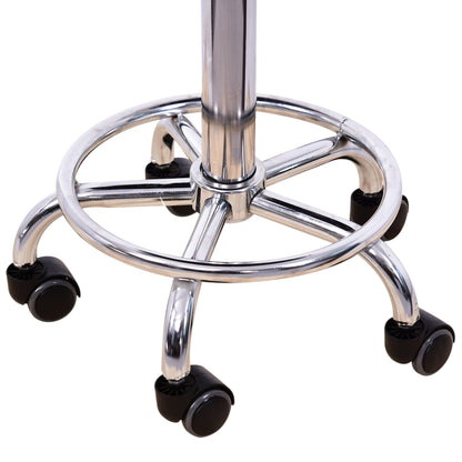 BarberPub Adjustable Hydraulic Rolling Swivel Salon Stool Chair Tattoo Massage Facial Spa Stool Chair With Backrest and Wheels 6005