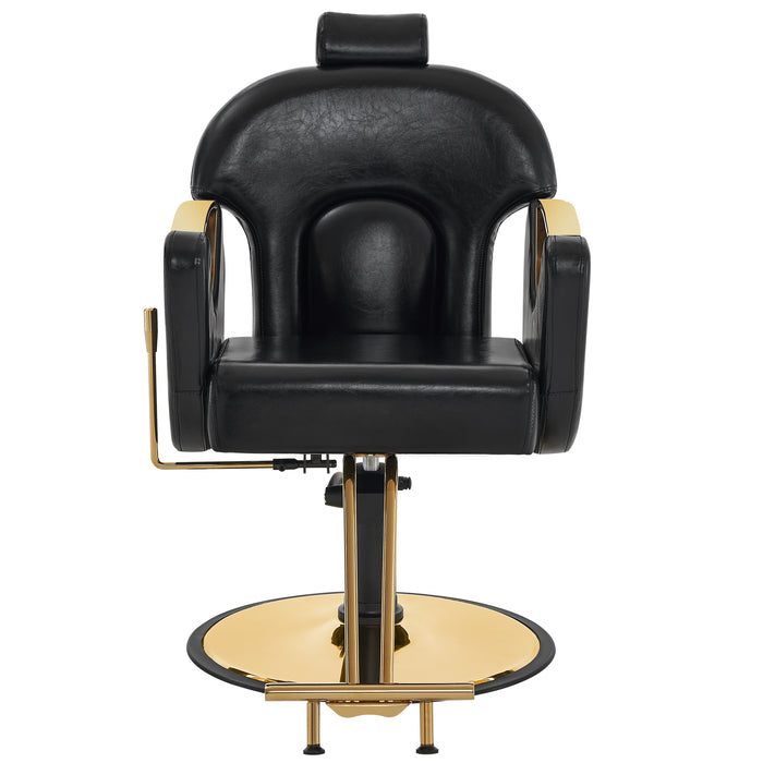 BarberPub Luxurious Classic Barber Chair Hydraulic Pump Recline Beauty —  barberpub