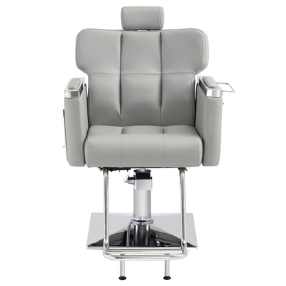 BarberPub Recliner Hydraulic Pump Barber Chair for Hair Stylist Barbershop 9172