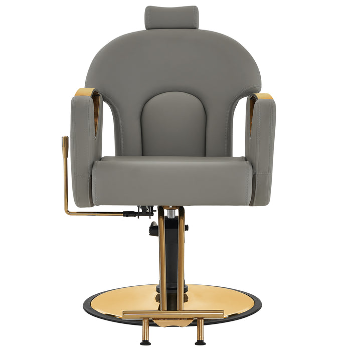 BarberPub Luxurious Classic Barber Chair Hydraulic Pump Recline Beauty Spa Styling Salon for Hair Stylist Equipment 9578